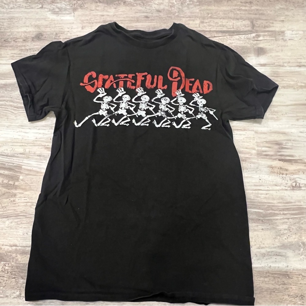 Ripple Junction Black Grateful Dead Skeleton T-Shirt